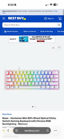 Gaming keyboard