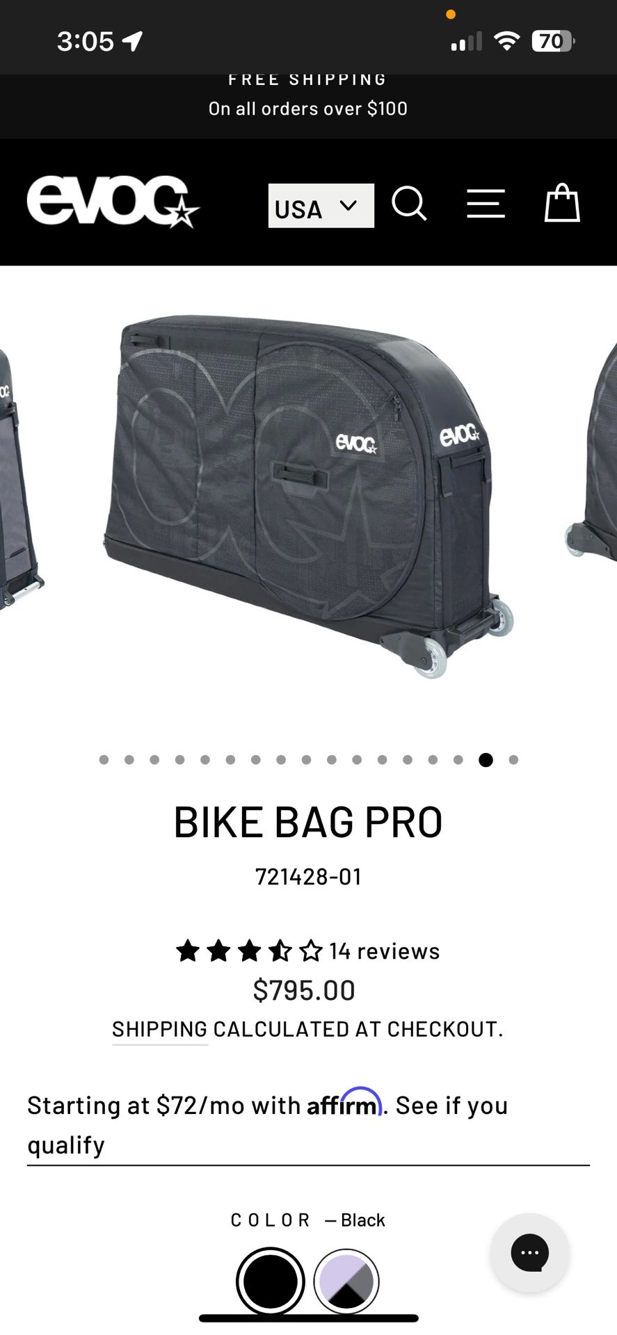 EVOC Bike Bag Pro