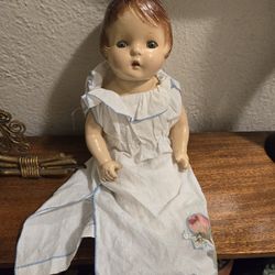 1930s Composition Doll (AS-IS Needs TLC)