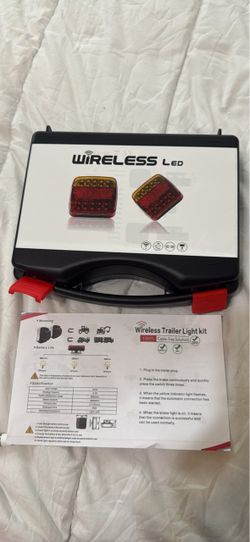 Wireless LED Trailer Light Kit