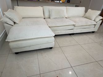 White cloud couch