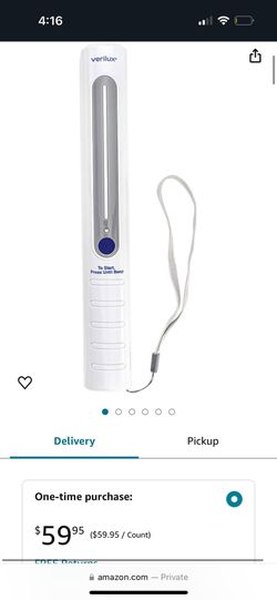 Verilux CleanWave Portable UV-C Sanitizing Wa