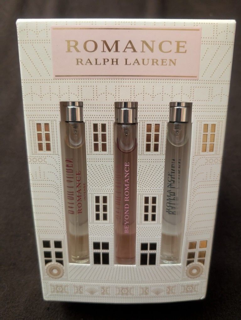 RALPH LAUREN FRAGRANCES Romance Discovery Perfume Set - 3-Piece Travel Size Set