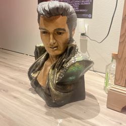 Vintage Elvis Bust- About 2 ft tall , 12 inches wide