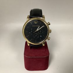 Emporio Aramni Watch | Gold & Black