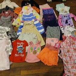 Big Bundle Of Girl's Clothes Size 2-4