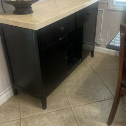 Dining Buffet W/ Wine Rack 