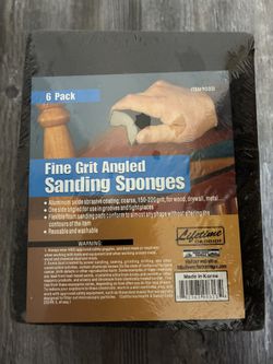 Fine Grit Angled Sanding Sponges (6 pack)