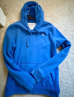 Abercrombie & Fitch Blue Pullover Hoodie Size S
