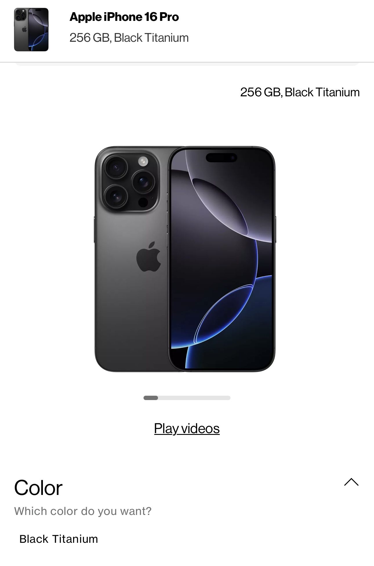 iPhone 16 Pro