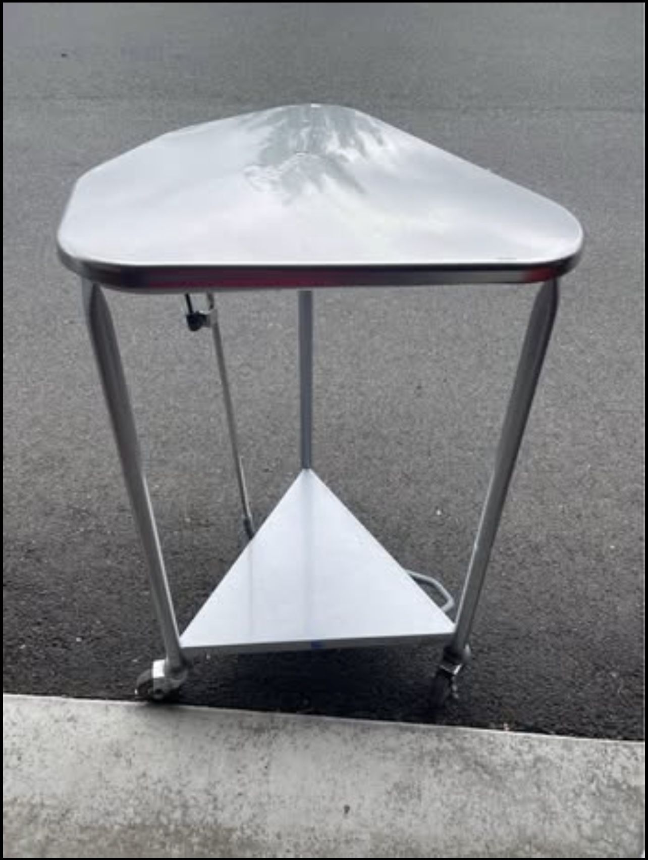 Medical Stainless Steel PEDIGO Linen Cart with Foot Operated Lid