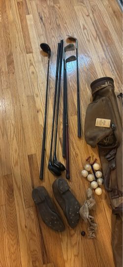 Vintage 1940’s golf club set