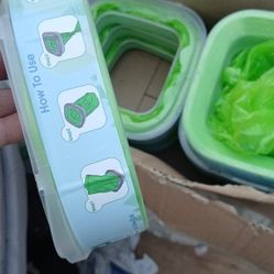 8 Pack 25FT Cat Litter Refill Cartridge, Compatible with Pet Genie Standard/Plus/Style Pail Refills, Up to 16 Months of Supply, 7 layer Odor Control J