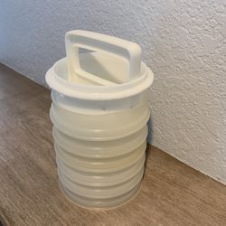 Vintage Tupperware hamburger presses