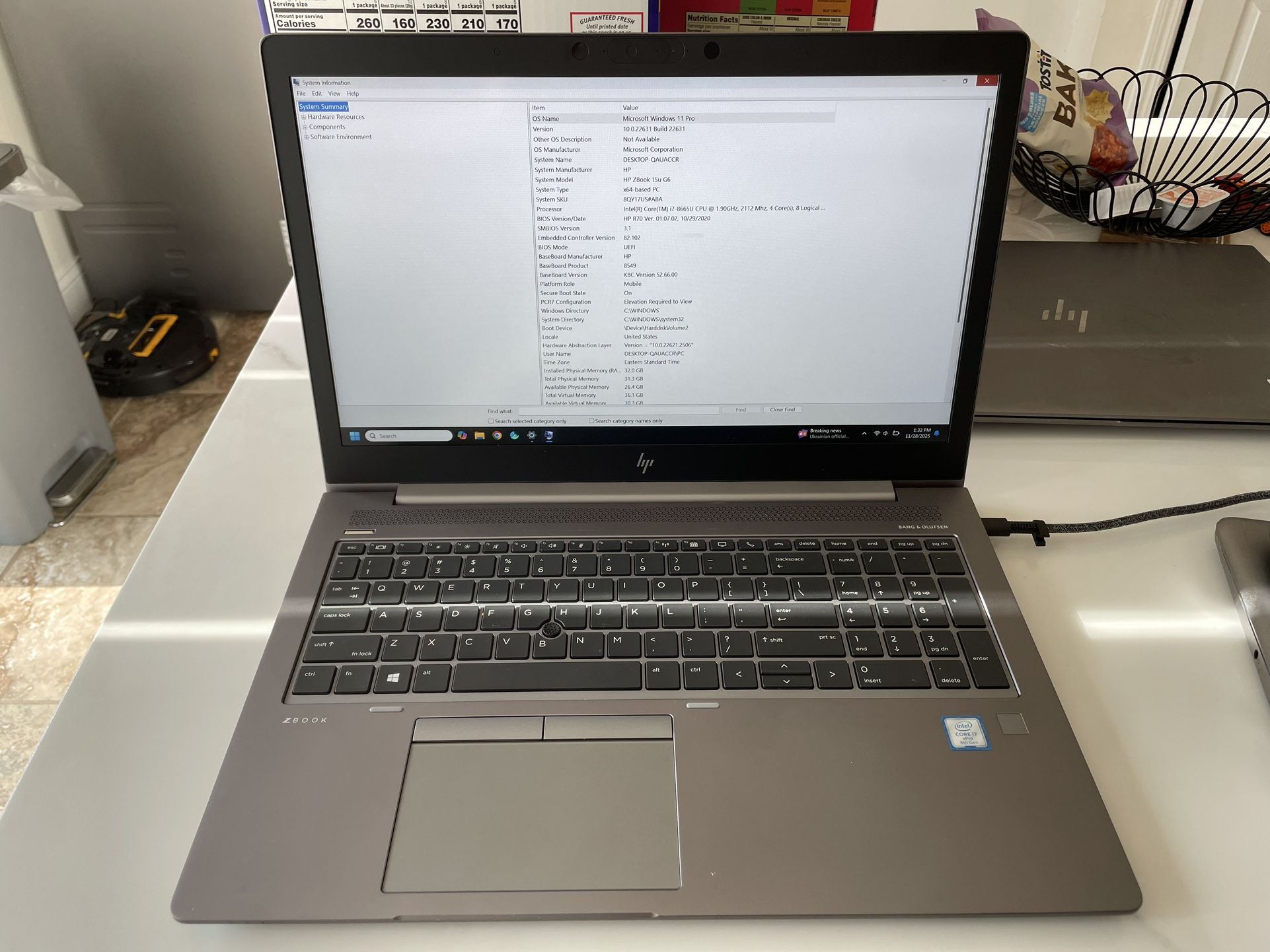 HP ZBook 15u G6