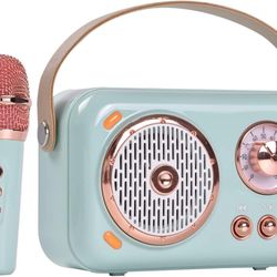 Portable Bluetooth Speaker with Microphone Set