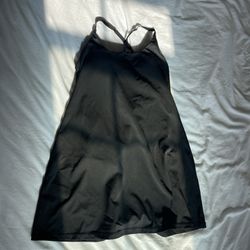 Tennis Dress, Black, Medium