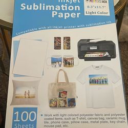 Sublimation Paper 8.3 X 11.7 