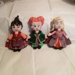 Disney Hocus Pocus Plush Dolls 