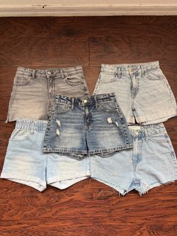 M/L Girl Jean shorts bundle