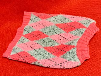 Small Pet Puppy Dog Warm Fleece Vest Coat Shirt Sweater Winter Apparel 8”Wx11”L