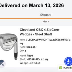 NEW Cleveland CBX4 Gap wedge