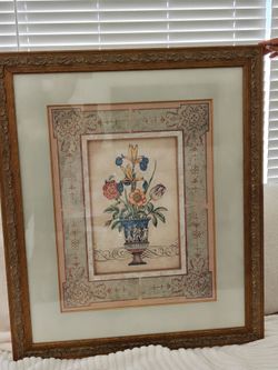 Framed Botanical Floral Art Print