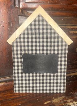 Chalk writing house