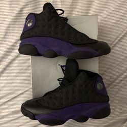 Jordan Court Purple 13s BNIB Size 8  