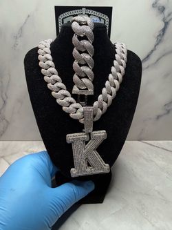 18mm Cuban Chain + 24.4mm Cuban Bracelet Matching Set