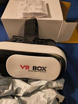 New  VR BOX goggles slide your phone in watch  movies in 3D