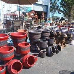 Planters, Yard Art, Garden Art, Benches, Outdoor Furniture, Pottery And More!