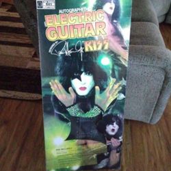 Ltd Edition Signed By Paul Stanley Electric 🎸 💋 Kiss Guitar