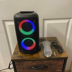 RGB light speaker with Bluetooth and Microphone