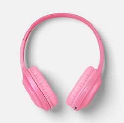 Heyday Pink Wireless Bluetooth Banded Headphones Mic