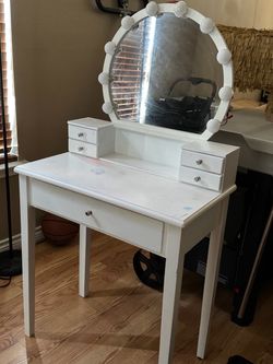 White vanity