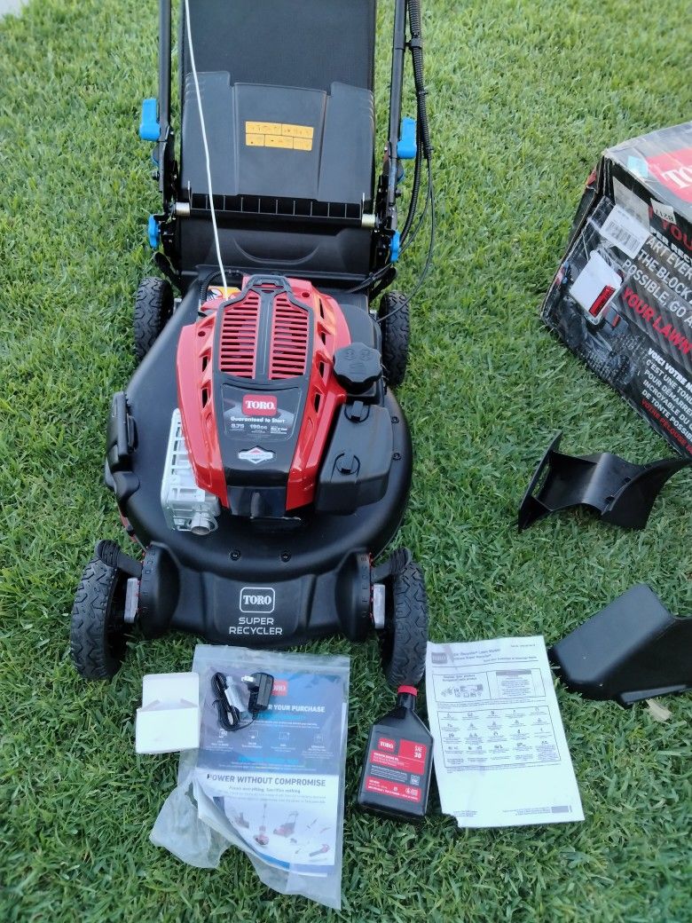 LAWN MOWER TORO 21 SUPER RECYCLER PERSONAL PACE SMARTSTOW 190cc