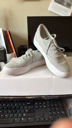 Keds Women’s Gray Canvas Sneakers Size 9