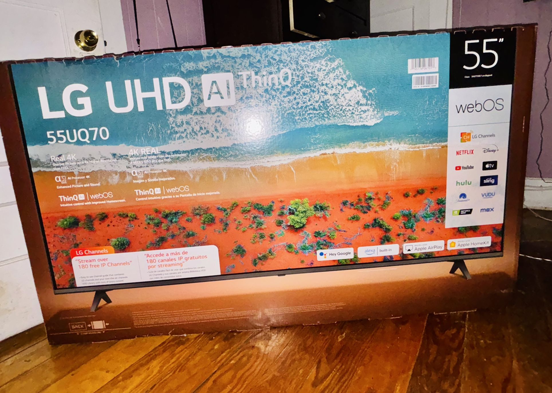 LG 55” 4K UHD SMART TV