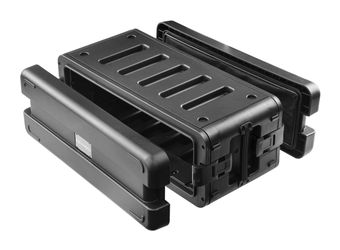 Odyssey VR3XS, 10.5-Inch Front Rail to Rear Lid Watertight Dust-proof Injection-Molded 3U Rack Case