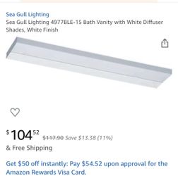 Sea Gull light bathroom vanity (have multiple)