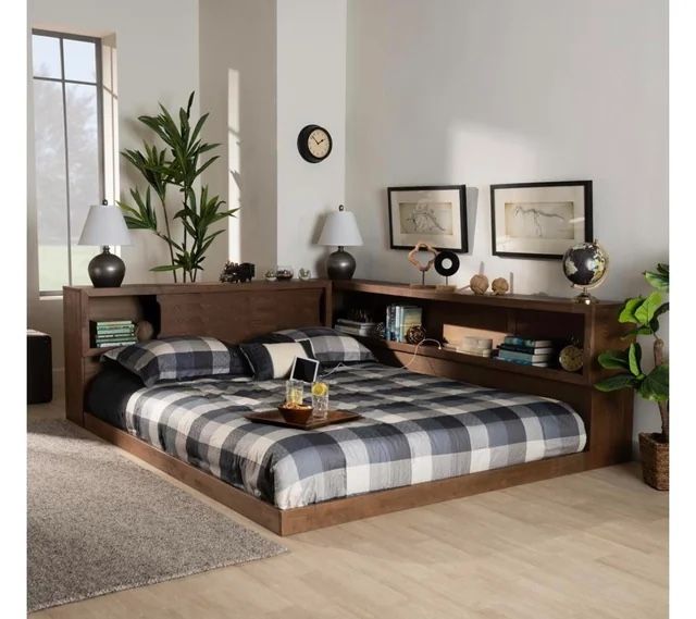 Pottery Barn Platform Full Bed With Storage - Java