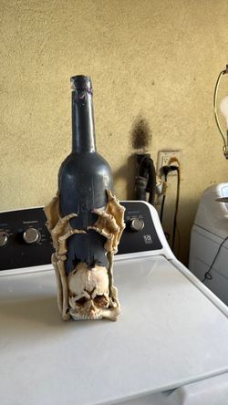 Skull Skeleton Decorative Bottle Holder