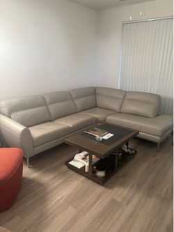Italian leather couch