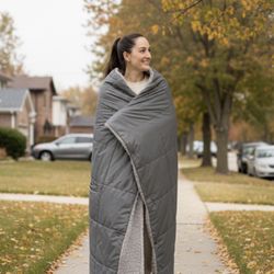 ZonLi Blanket 2-in- 1 Cordless Wearable Heated Blanket Brand New D885