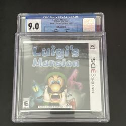 Luigi’s Mansion Nintendo 3DS CGC GRADE 9.0 BRAND NEW SEALED
