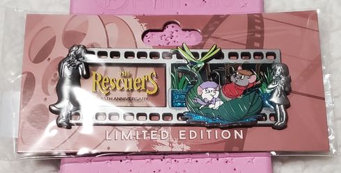Disney WDI 2022 45th Anniversary The Rescuers Filmstrip LE 250 pin