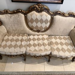 Italian Furniture Set - 3 Couches - 2 Tables 