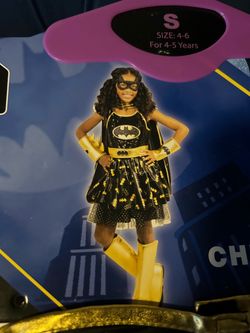 Little girl Batgirl costume