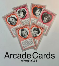 Vintage Arcade Cards - “Ideal Love Mate”